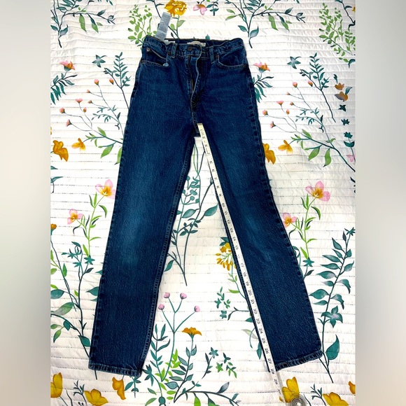Levi’s 70s High Slim Straight Size 26 in Indigo - GREAT washed condition. - Picture 4 of 9